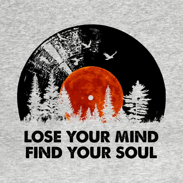 Record Lose Your Mind by Mountain River Landscape